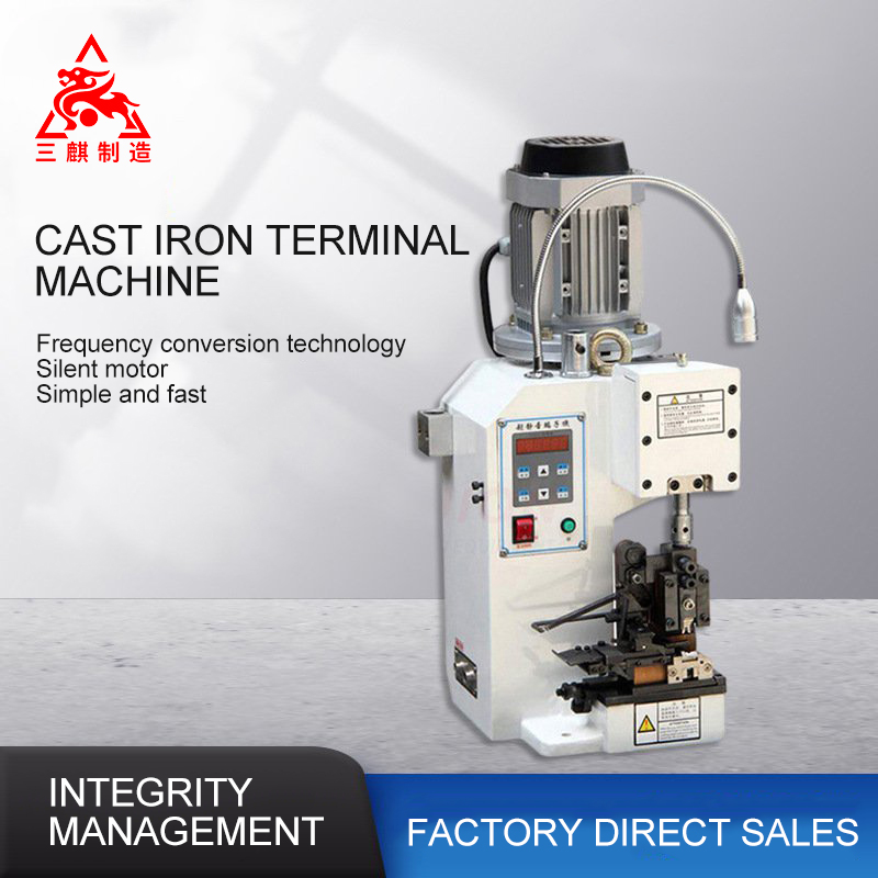 Máquina prensadora de terminales de cable de hierro fundido