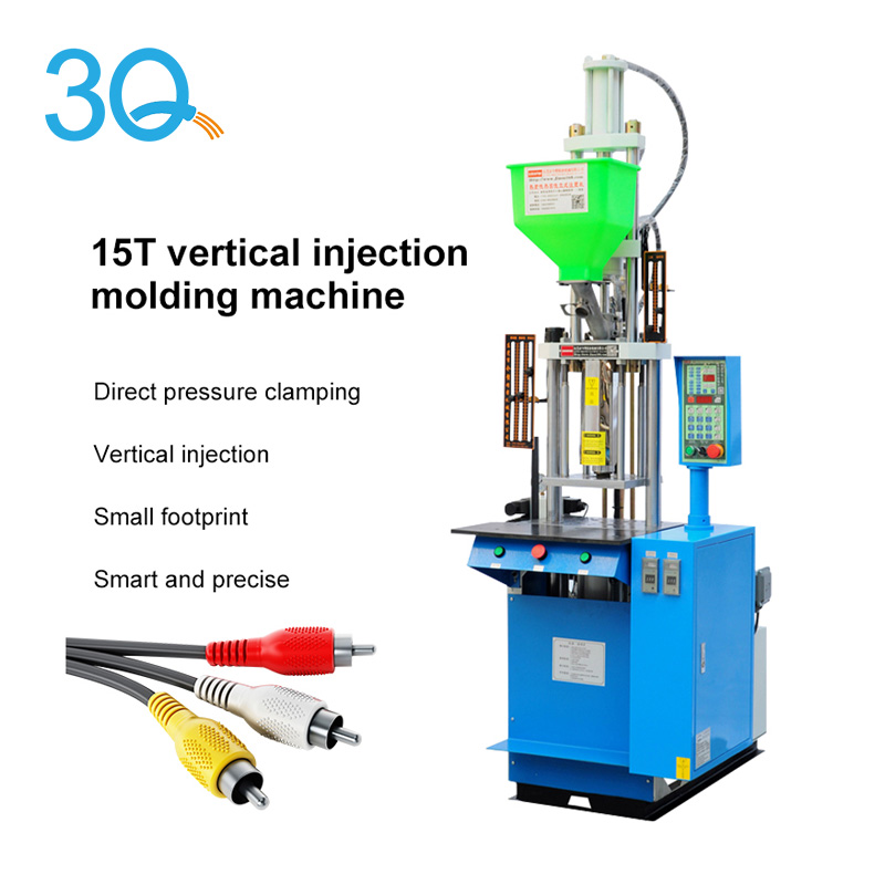 Máquina de moldeo por inyección vertical 15T