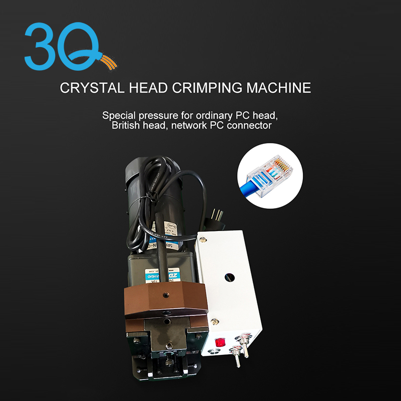 Máquina prensadora de cabeza de cristal semiautomática