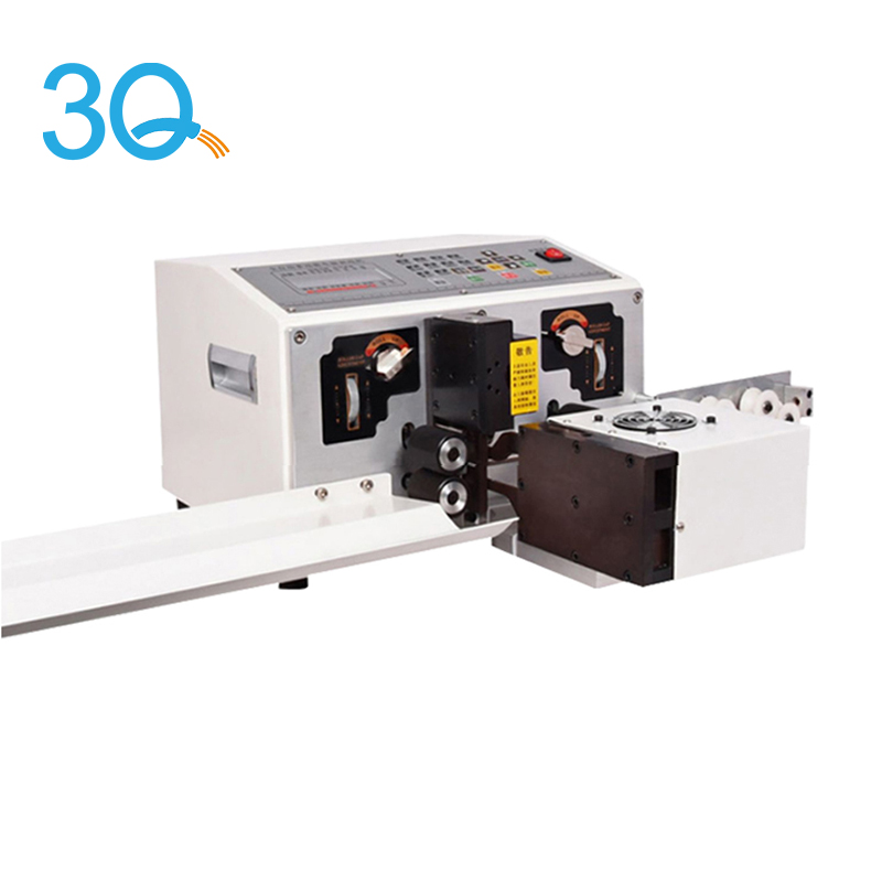 Máquina automática de pelado y torsión de cables